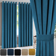 Heavy Velvet Curtains Eyelet