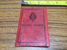 Driving Licence Vintage Surrey