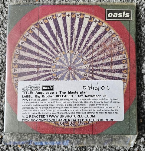 Oasis stop the clocks - stop,