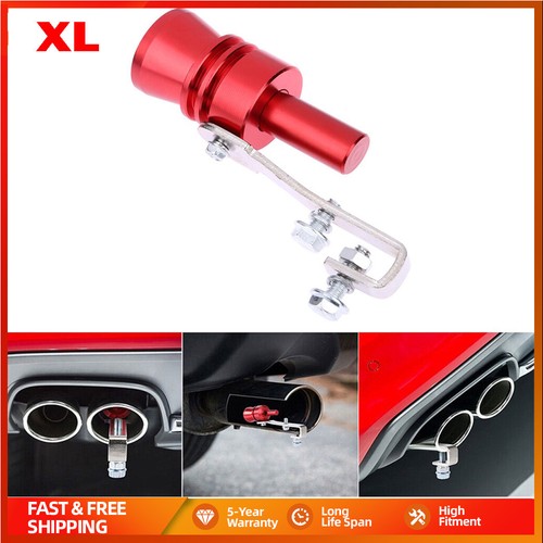 Red exhaust pipe whistle - exhaust,