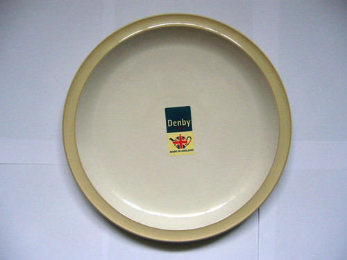 Denby caramel dinner plate - caramel,