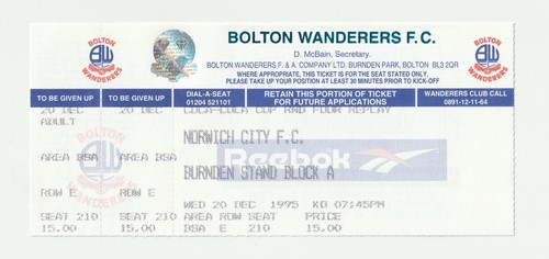1995 complete ticket - 20/12/1995,