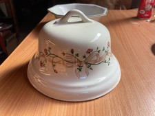Vintage Johnston Brothers Eternal Beau Round Cheese Dome Lid Cover