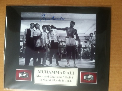 Signed muhammad ali - muhammad, b&w