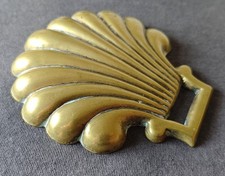 ANTIQUE STAMPED HORSE BRASS -