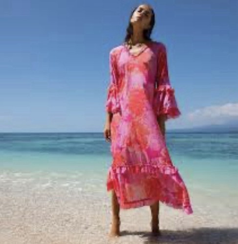Pink floral cotton one season - pink,