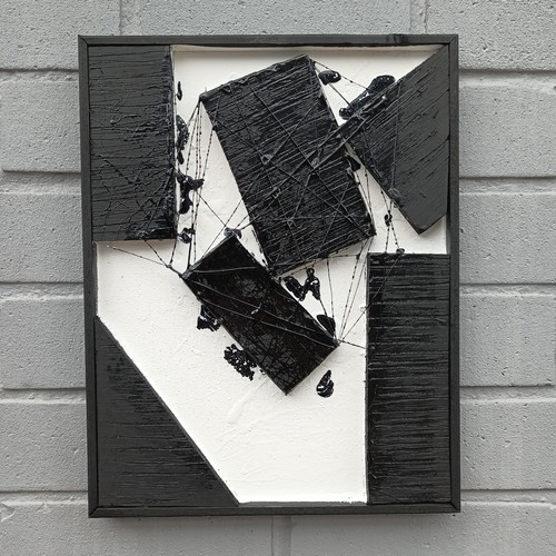 Brutalist mcm wall art - wall,