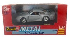 Revell 1:24 Scale Porsche 959 Diecast 8604 Model Car 1986 Silver Stand & Boxed