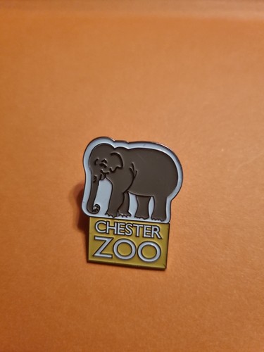 Chester zoo pin badge elephant - zoo,