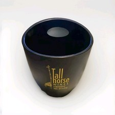 Tall Horse Wines Ice Bucket Champange Bucket Black And Gold Giraffe 
