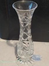 THOMAS WEBB CRYSTAL POSY VASE approx 6.5" in height