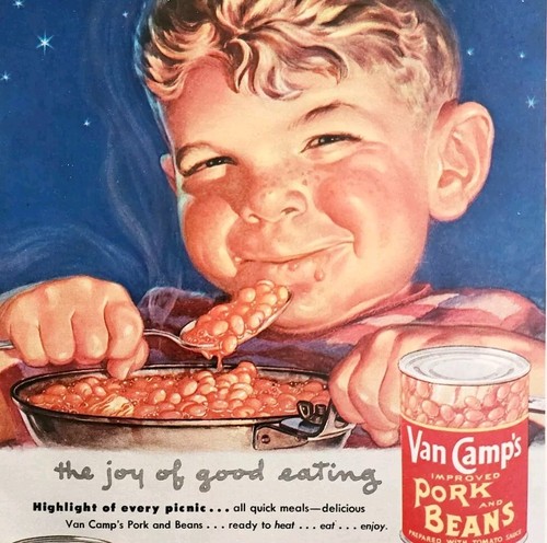 1953 van camp - camp's, pork