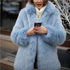 Winter Fox Fur Coat Women's