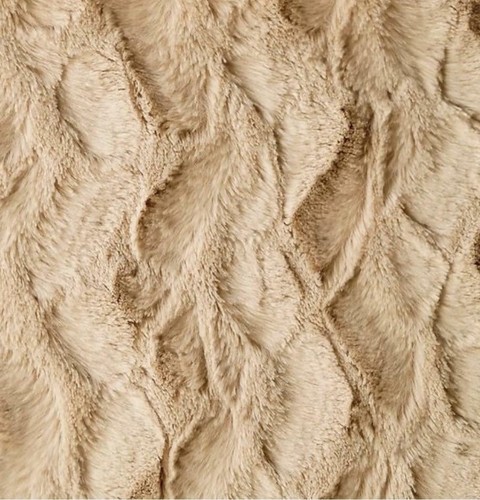 Minky latte stella - soft, cuddle