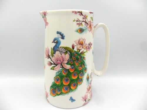 Large size jug peacock - in,