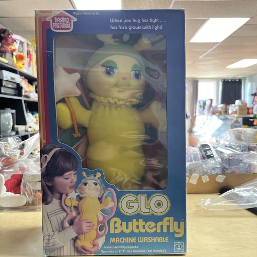 Vintage 80s glo worm - glo, butterfly