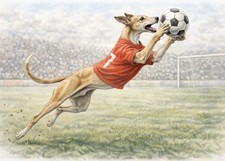 Greyhound Footballer , Lurcher