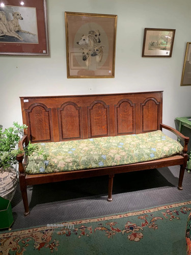 Settle hall bench with - settle,