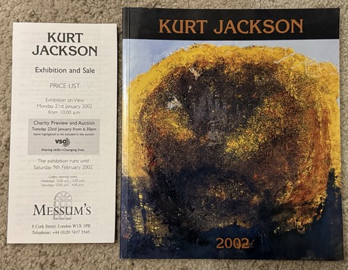Kurt jackson 2002 - kurt, catalogue