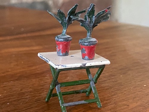 Britains lead garden table and - garden,