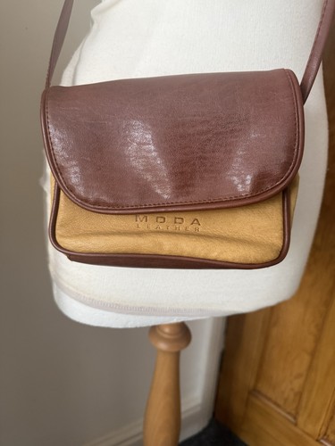 Vintage moda leather - moda, two-tone