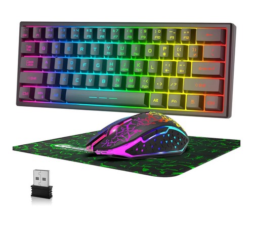 Wireless gaming keyboard - 60%,