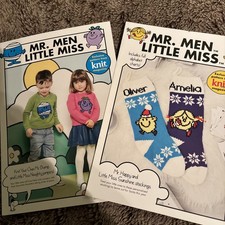 Mr Men & Little Miss Sweater And Socks Knitting Patterns