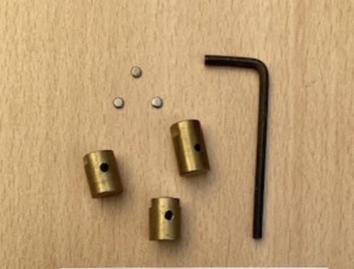 Lambretta brass trunnions - lambretta,