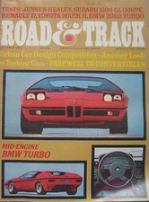 Road & Track 12/1972 featuring