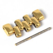 Omega De Ville 3172 Gold Plated Beads of Rice 16mm Wide Watch Strap Link Vintage