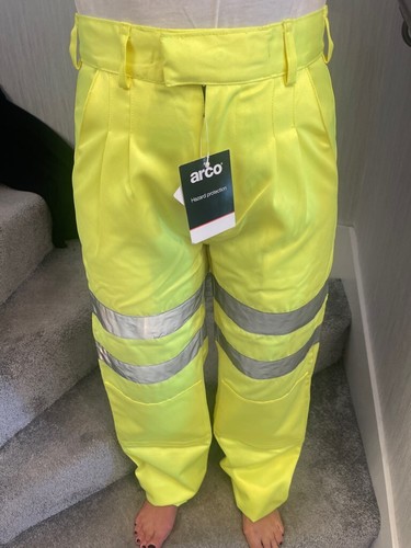 Arco yellow vis trousers - , hi-vis