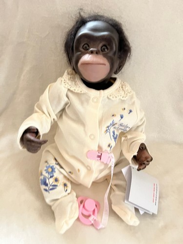 Reborn baby monkey chaz doll - monkey,