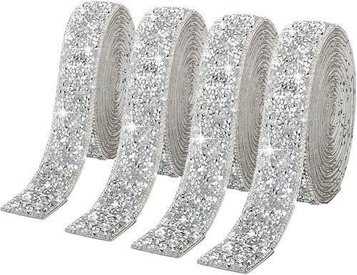 Rolls silver glitter resin - 4,