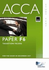 ACCA (New Syllabus) - F6 Tax