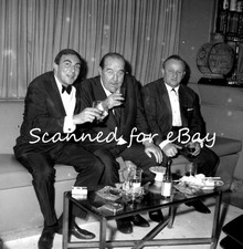 BRODERICK CRAWFORD MOVIE ACTOR & MICHAEL BLACK AGENT LONDON - 1 NEGATIVE 1950s