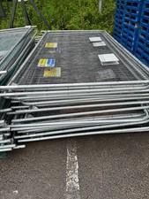 Security fencing used only - used, one