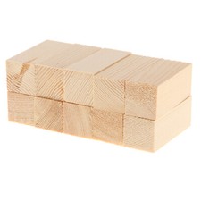 10Packs Balsa Wood Blocks Rods
