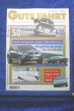 Safe Journey 10/00 VW Audi W12 Lupo FSI Golf TDI W8 V10 TDI W 12 Sharan 4motion