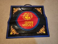 Vintage GIANNI VERSACE Boutique Designer Large Shopping Gift Bag 21" x 19" RARE