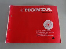 Parts Catalog / Spare Parts List Honda E 2500K4 Generator Stand 1981