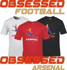 Arsenal Football - Personalised Kids Child Colour Player Soccer T Shirt