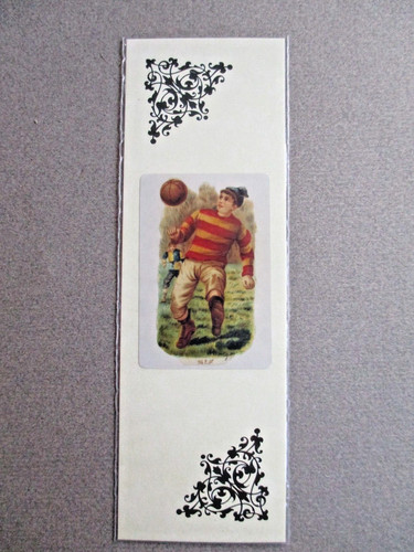Art bookmark boy playing - art,