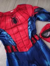 Tesco's  Spiderman costume dressings up Jumpsuit  Party Fancy Dress 5-6 years