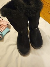Zara Girls Fur Lined Boots
