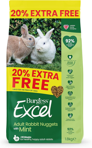Burgess excel rabbit food with - rabbit,