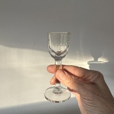 Antique faceted Wine Glass