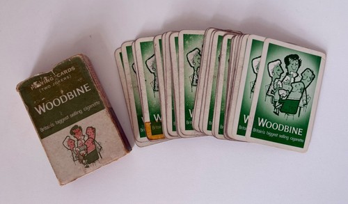 Vintage woodbine playing cards - vintage,