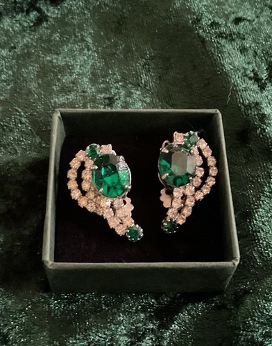Kramer emerald green earrings - emerald,