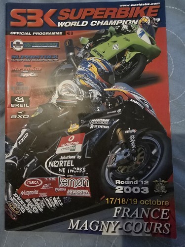 World superbike programme 2003 - world,