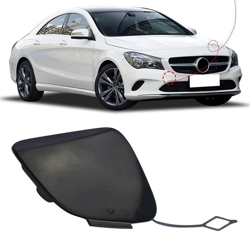 Black front bumper tow - black,